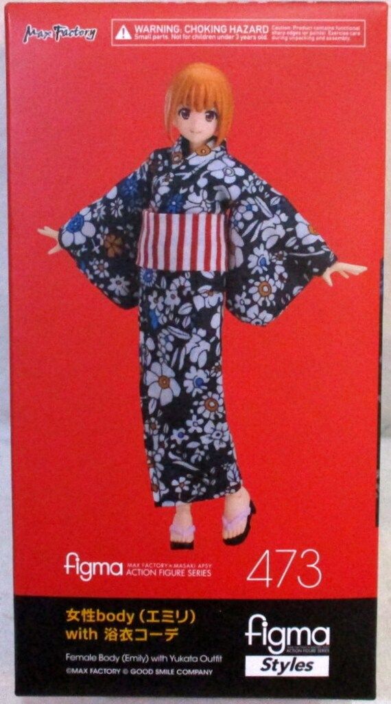 マックスファクトリー figma 女性body (エミリ) with 浴衣コーデ 473