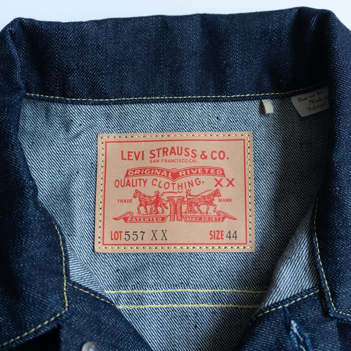 Levi Strauss & Co. デニムLOT 557 XX サイズ36 美品 アメリカ製 USA リーバイス LEVI'S 557XX サイズ36 濃紺