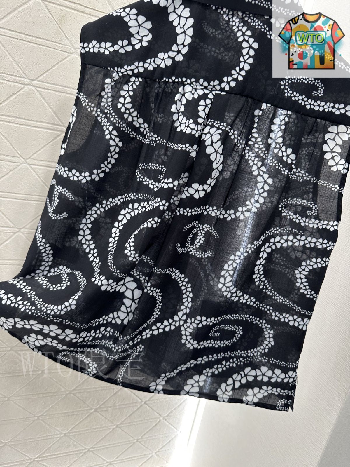 so-ma　新品シャネル　ネクタイ CHANEL(シャネル) / ネクタイ/シルク/NVY/モノグラム/メンズ