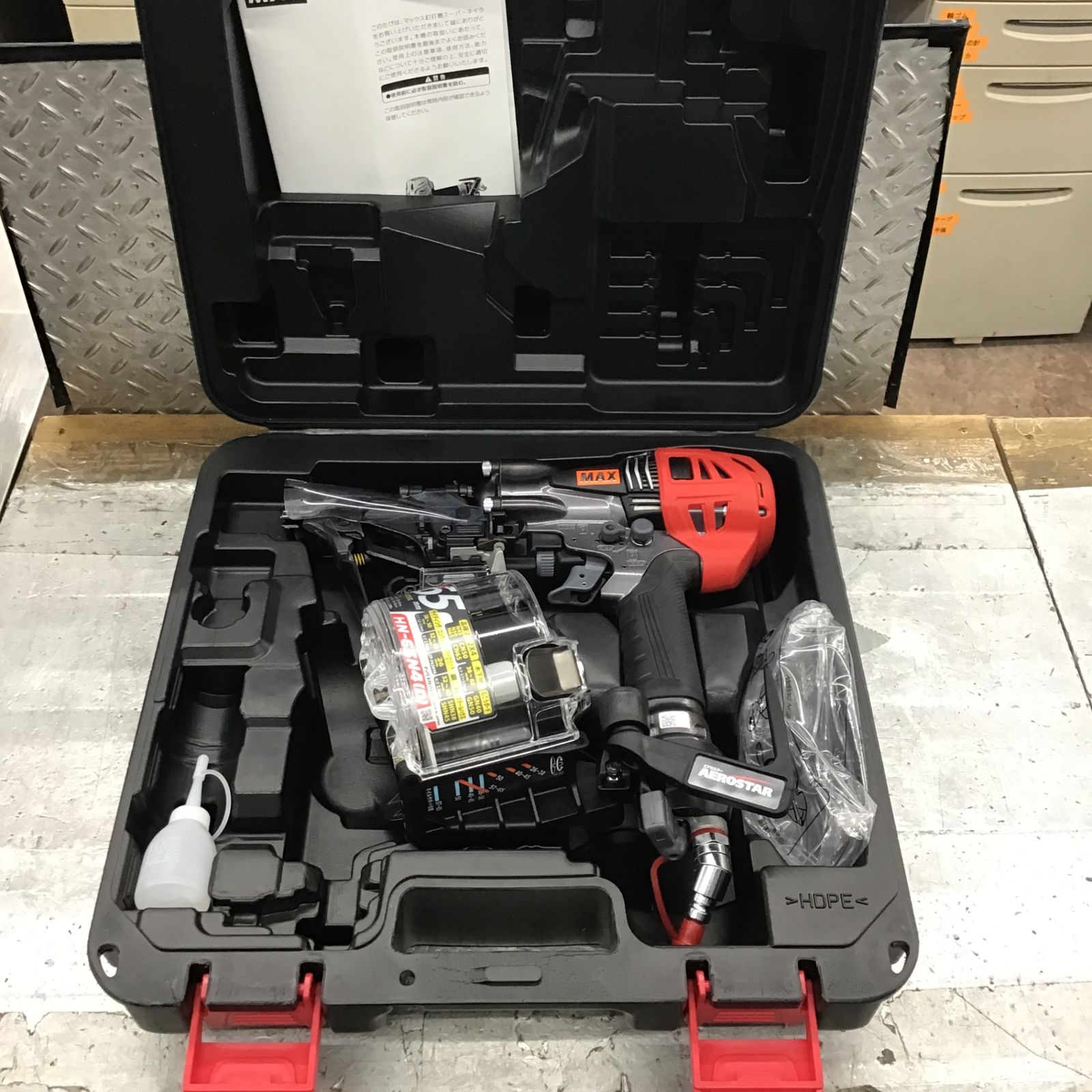 マックス(MAX)  高圧エア釘打ち機 HN-65N4(D)-G【所沢店】