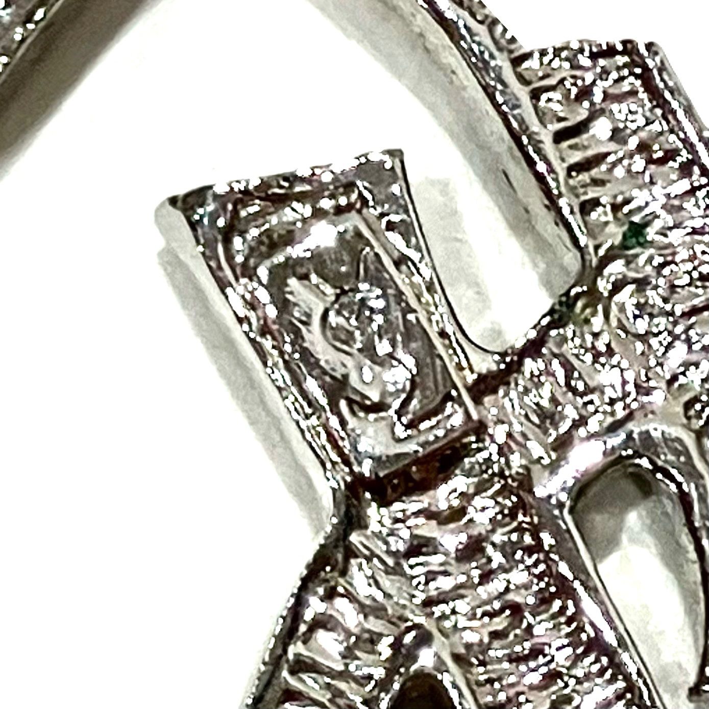 SAINT LAURENT イヴ サンローラン YSLブローチ ブローチ YSLロゴ
