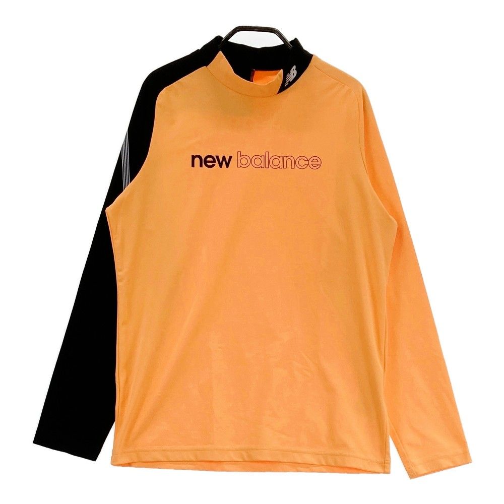 サイズ：5 NEW BALANCE GOLF ニューバランス 2023年モデル ハイネック 長袖Tシャツ  イエロー系 [240101368265] ゴルフウェア メンズ ストスト サイズ：5 NEW BALANCE GOLF ニューバランス 2023年モデル