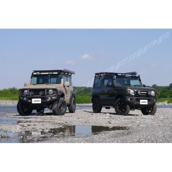 ジムニーシエラ JB74W スズキ ライトバーブラケットセット フォグランプ ワークライト LED 40インチ ダブルライトバー IPF 642JM2 E1E1