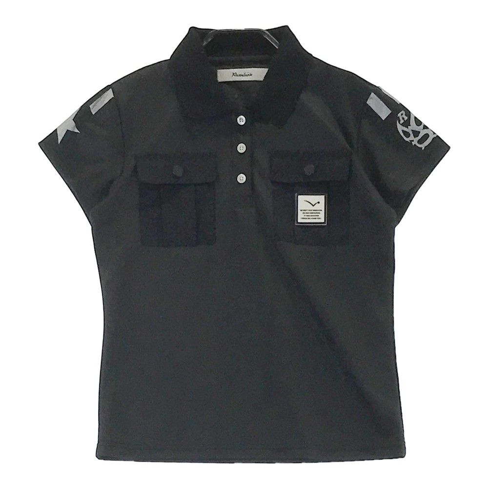 ラッセルノ 黒 ポロシャツ サイズ4 2度着用のみ希少　美品 ラッセルノ 黒 ポロシャツ サイズ4 2度着用のみ希少 美品 2025年