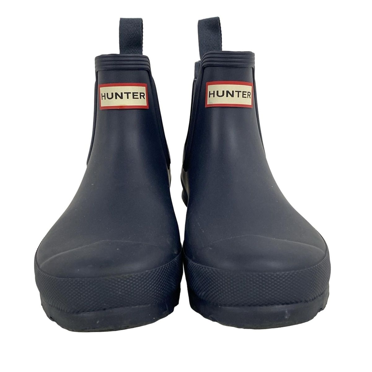 HUNTER レインブーツ ネイビー ショートブーツ HUNTER(ハンター