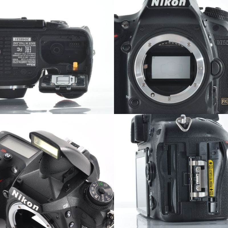 ★ シャッター数33回★ Nikon D750 Wi-Fi機能搭載 フルサイズ ☆高性能フルサイズ一眼レフ☆ シャッター数543回 Nikon ニコン D750