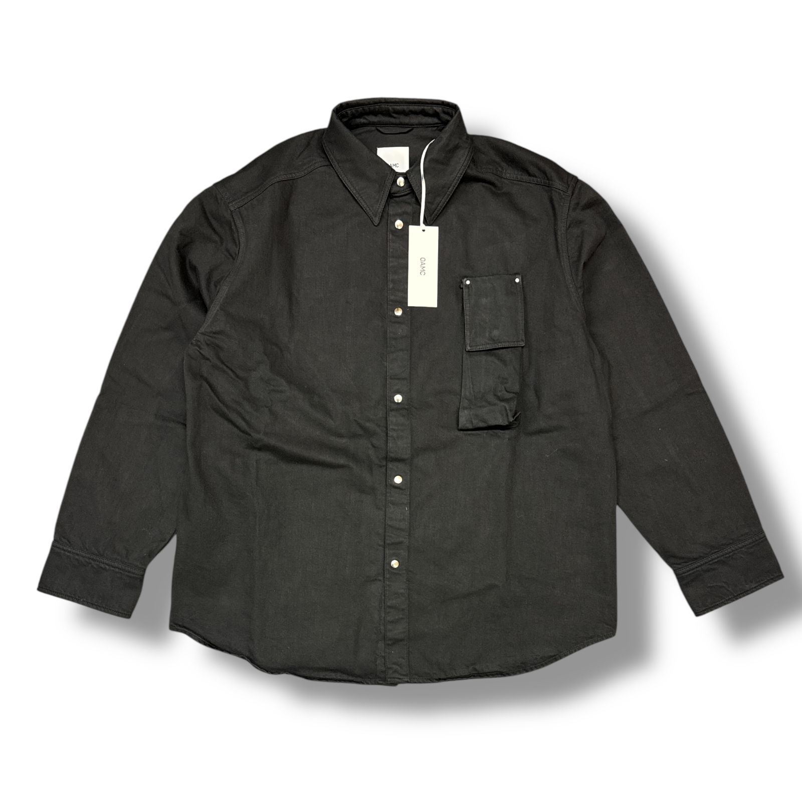 参考上代148500円 未使用品 OAMC 25SS Black Denim Shirt