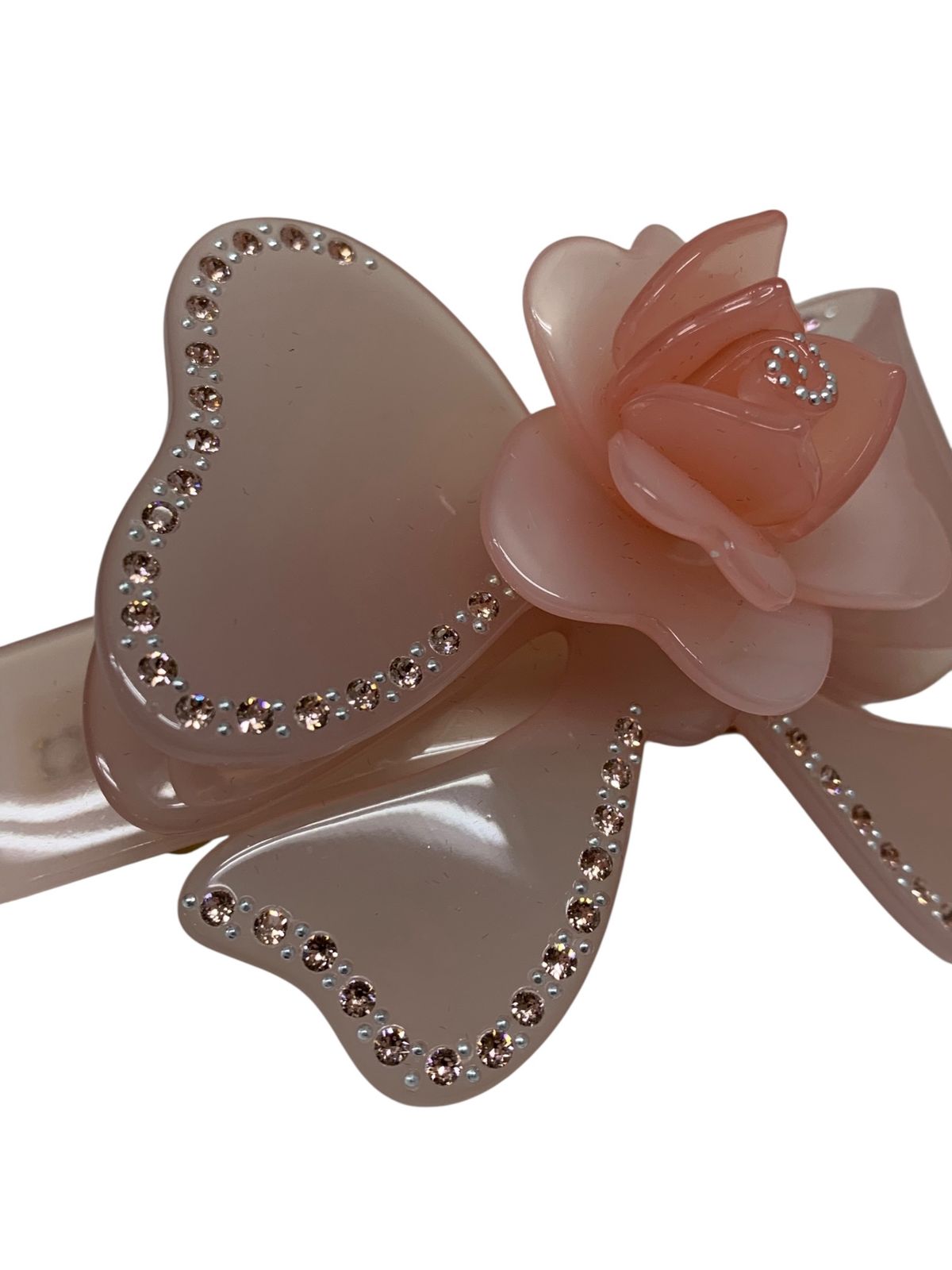 ALEXANDRE DE PARIS 花　ヘア　バレッタ　アレクサンドル　バラ バレッタ (10 cm)｜ALEXANDRE DE PARIS（アレクサンドル ドゥ パリ）