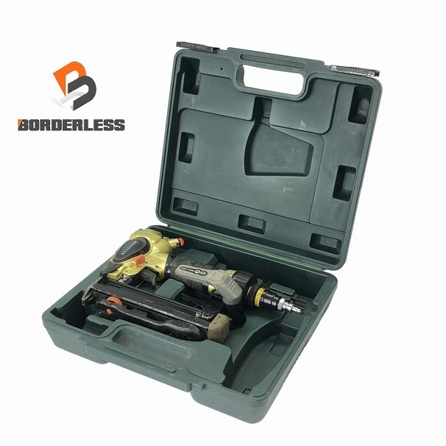 品 HITACHI 日立工機 高圧 エアタッカー N2504HM ケース付 ステープル幅4mm 長さ25mm エアータッカー エア工具