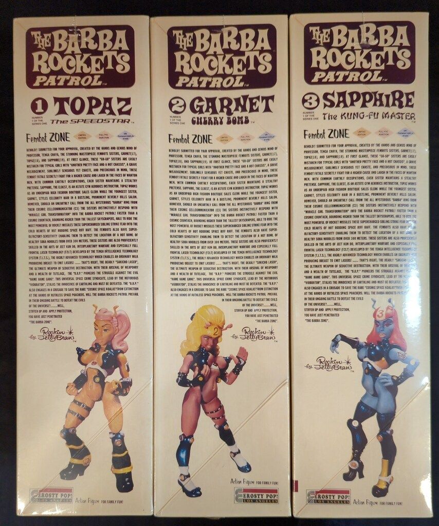 EROSTYPOP 1/10スケール THE BARBA ROCKETS PATROL 全3種セット セット 