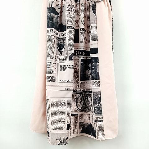 ミルク MILK GOSSIPS ノースリーブ ワンピース ドレス ピンク - メルカリ 