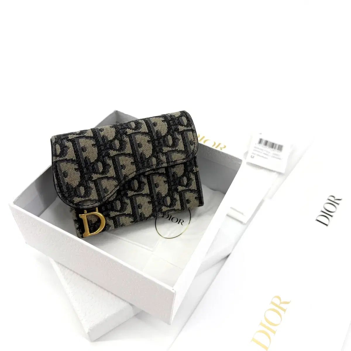関税・送料込【DIOR】アコーディオン カードウォレット 百貨店購入 クリスチャン Dior(ディオール) オブリーク