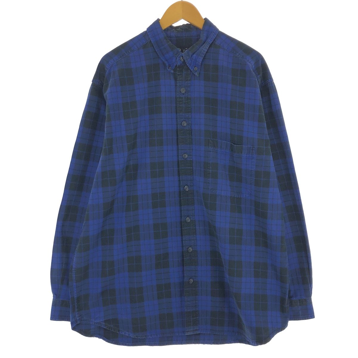 古着 00年代 エディーバウアー Eddie Bauer 長袖 ボタンダウンチェックシャツ メンズXL ヴィンテージ/eaa428612