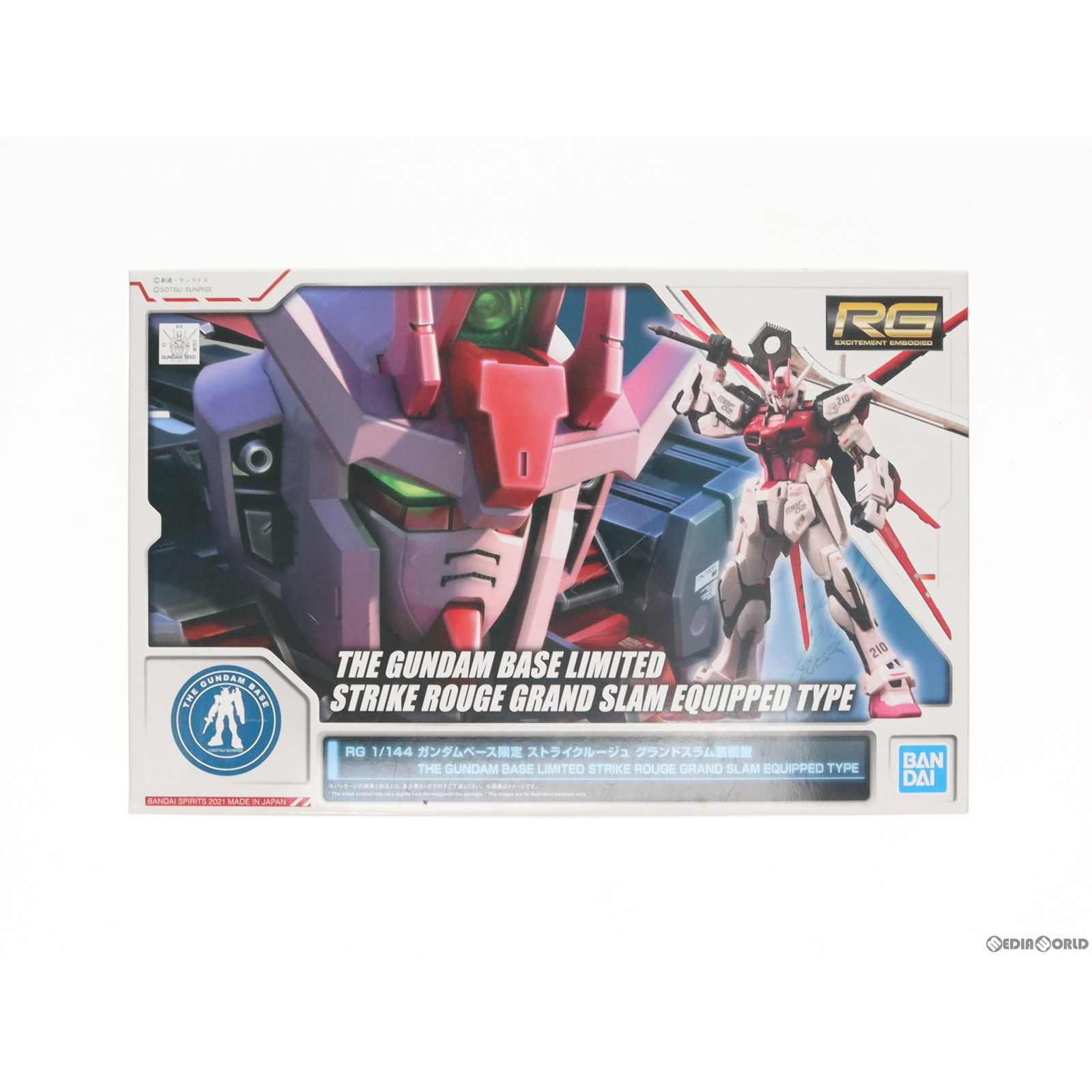 ガンダムベース限定 RG 1/144 MBF-02 ストライクルージュ グランドスラム装備型 機動戦士ガンダムSEED(シード) プラモデル(5061399) バンダイスピリッツ