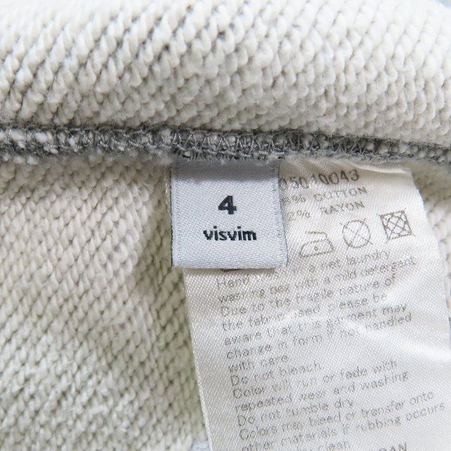 16SS ビズビム VISVIM STENCIL VINTAGE SWEATPANTS ステンシル