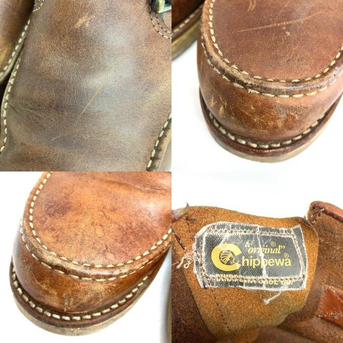 Chippewa ブーツ　97876  モックトゥ エンジニアブーツ CHIPPEWA 97876 MOC ENGINEER BOOTS TAN RENEGADE / チペワ 7