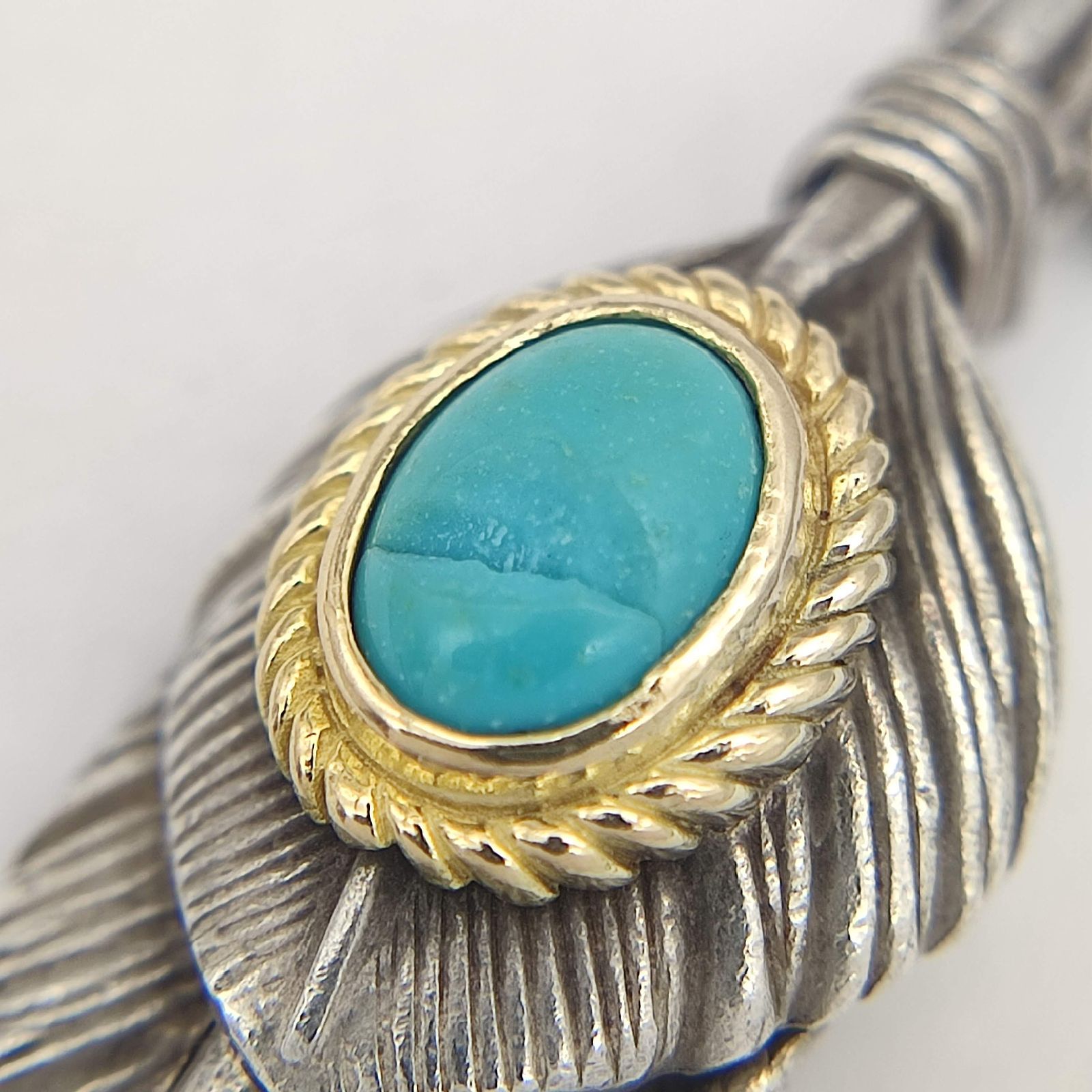 タディ&キング ハート金縄 フェザー カスタム ネックレス