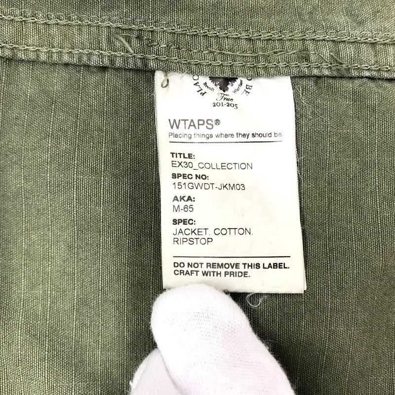 WTAPS ミリタリージャケット 151GWDT-JKM03 ブルゾン M-65