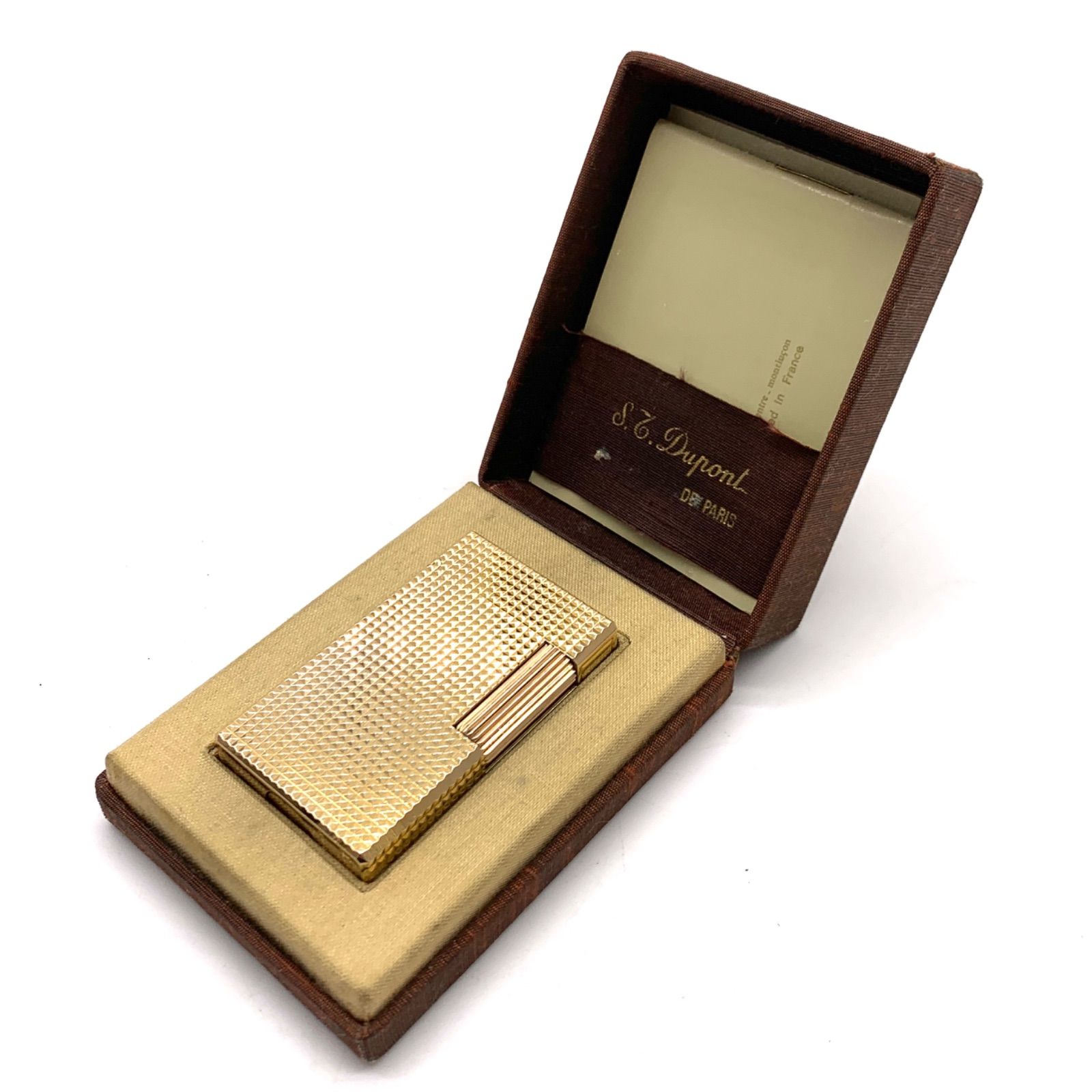 火花未 S.T Dupont ガスライター ゴールド