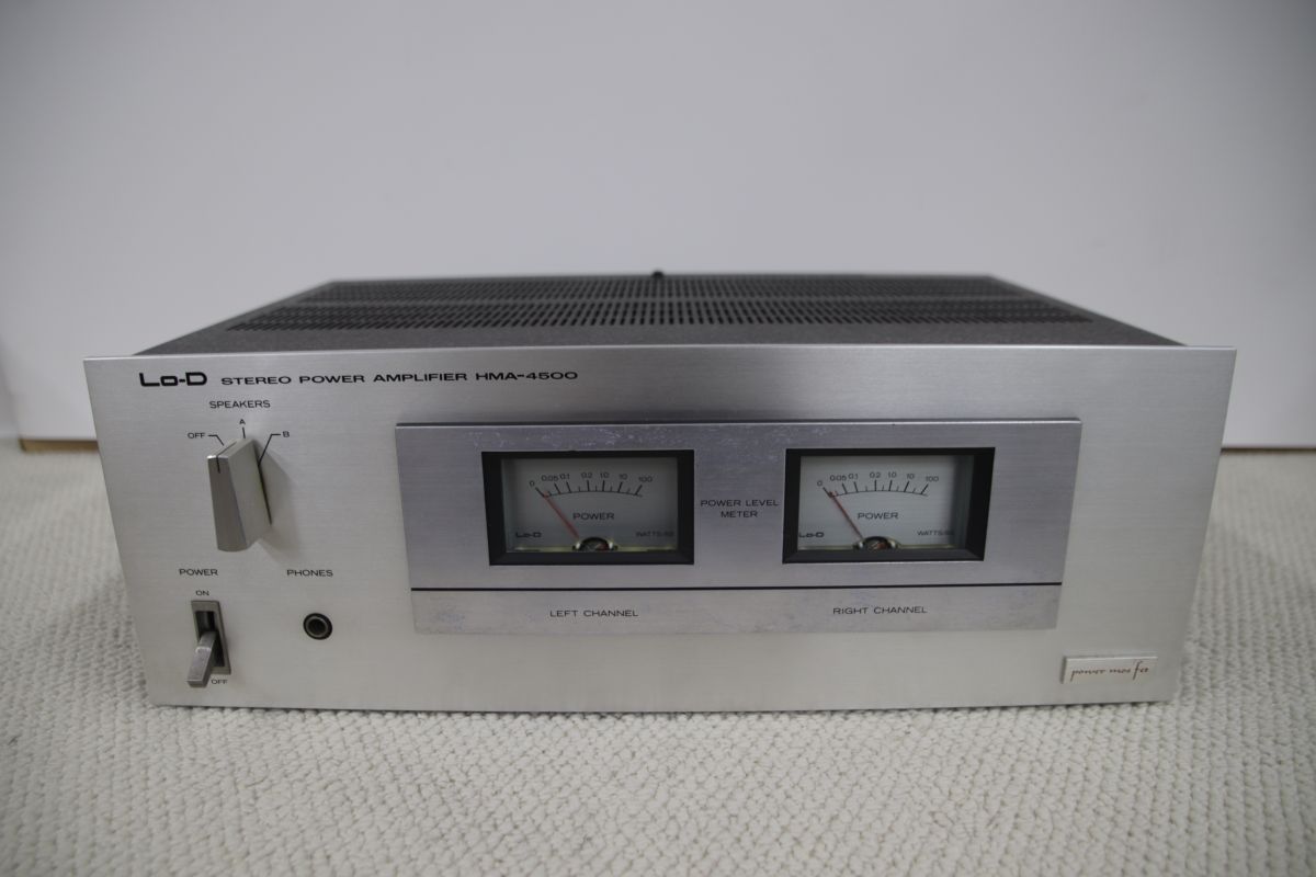 Lo-d 日立 HMA-4500 Stereo Power Amplifier ステレオパワーアンプ |6400