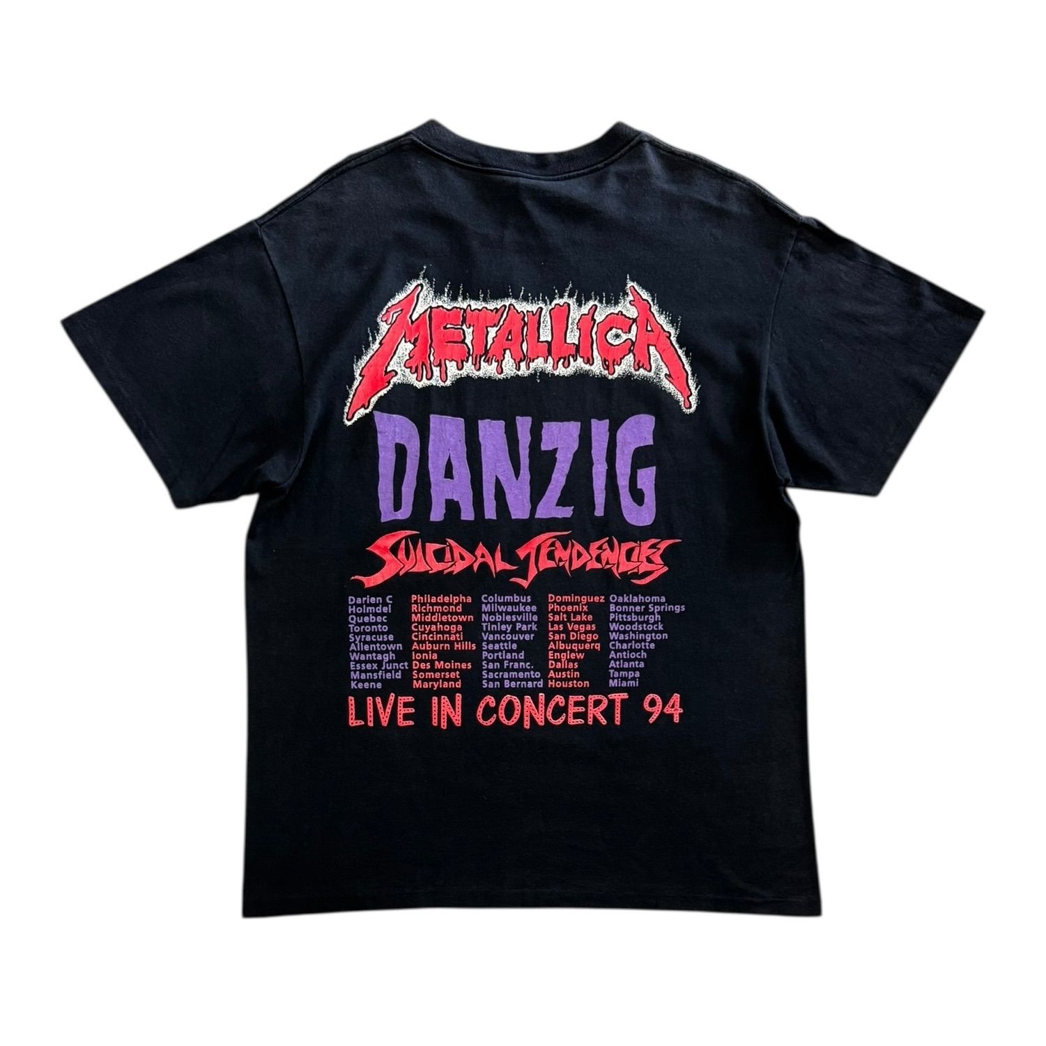 90s Metallica Summer Tour 94 T-shirt (L) メタリカTシャツ