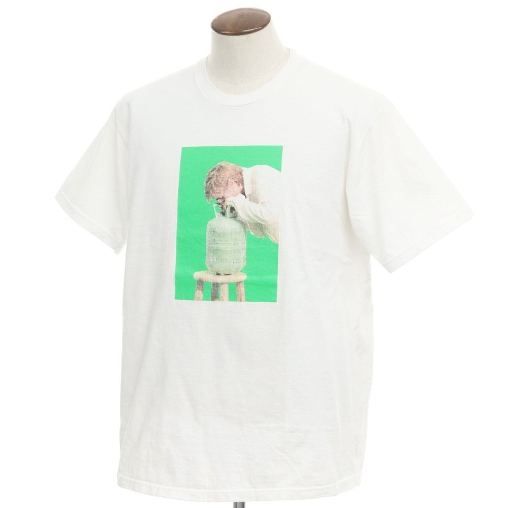 【中古】シュプリーム Supreme 2023年秋冬 Greenscreen Tee コットン クルーネック 半袖Ｔシャツ ホワイト【サイズXL】【メンズ】