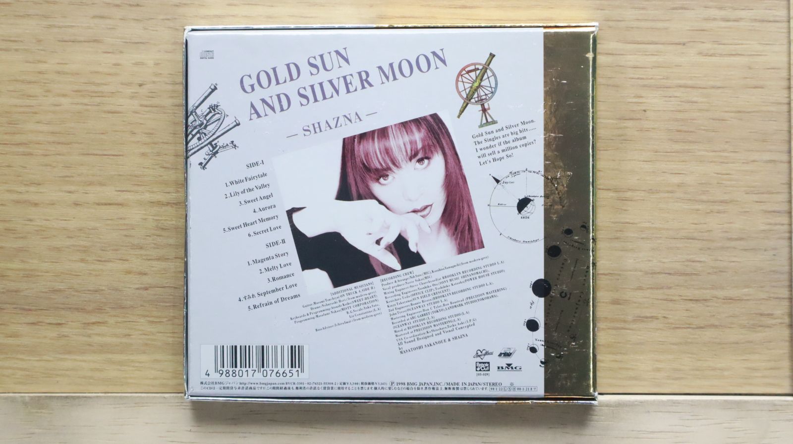 国内盤CD☆シャズナ/SHAZNA□ GOLD SUN AND SILVER MOON