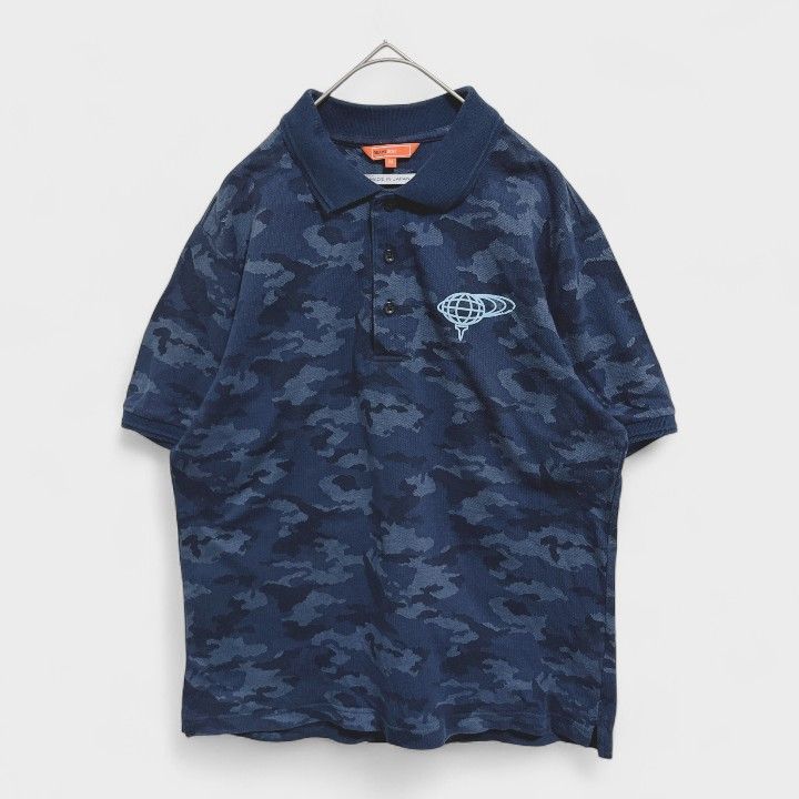 【美品】ビームスゴルフ BEAMS GOLF 迷彩ポロシャツ Mサイズ 美品】【BEAMS GOLF】『ビームスゴルフ』[ゴルフウェア] 半袖