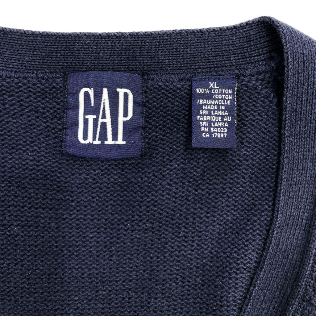 90年代 GAP ギャップ コットンニット カーディガン オールドギャップ