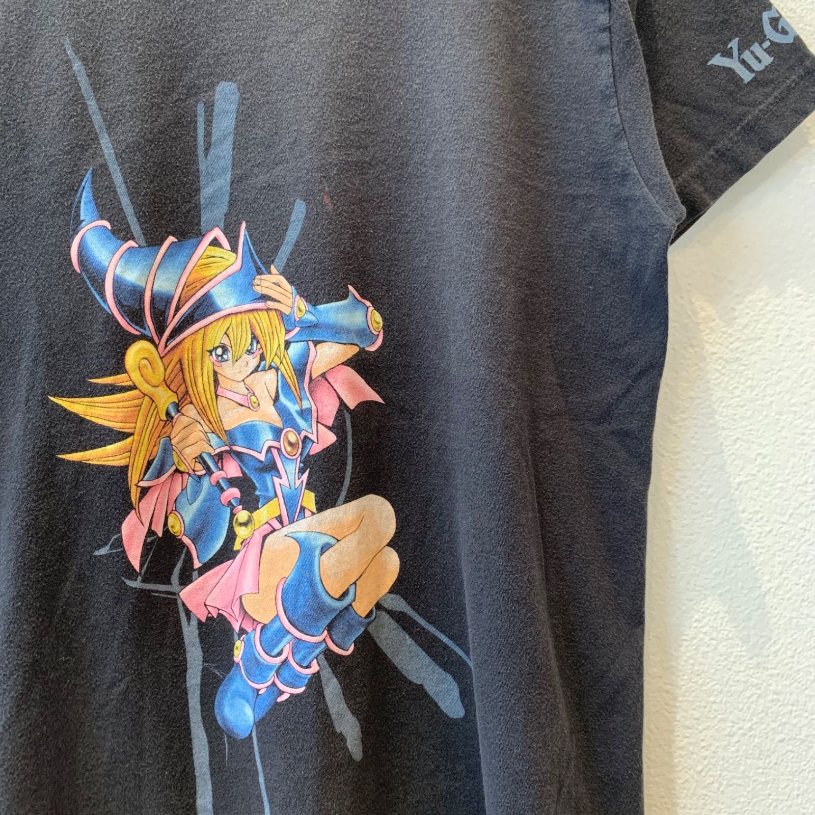 古着 S 遊戯王 ブラックマジシャンガール Tシャツ 黒色 - メルカリ