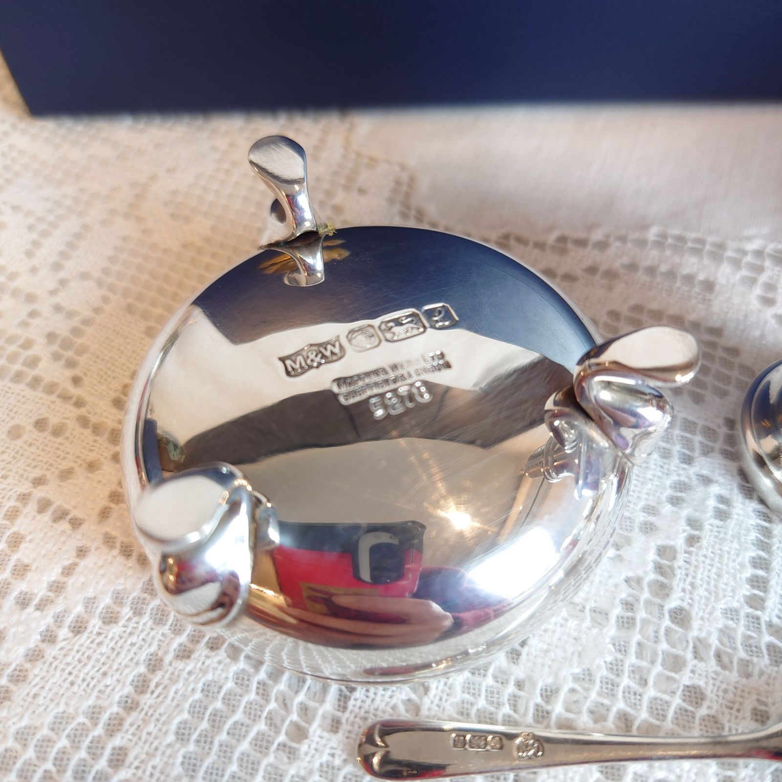 Mappin&Webb 調味料入れ　純銀製 Mappin＆Webb マッピン＆ウエッブ 純銀 薬味入れ 調味料入れ
