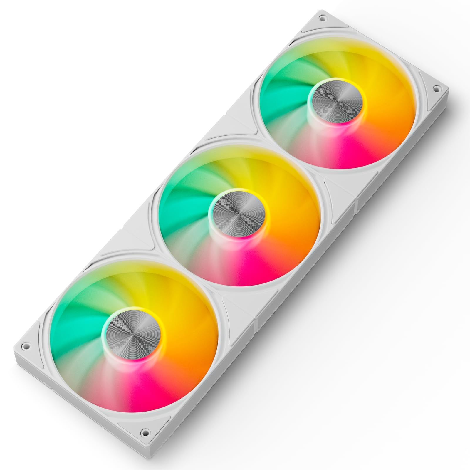 LTC CF-121D 120mm PCケースファン デイジーチェーン接続 5V 3ピン ARGB照明 4ピン PWMケースファン  ラジエーター/コンピュータケース冷却用 120x120x25mm 3パック  デイジーチェーン接続に対応するARGBファン2個パック、Thermaltake「CT ARGB Sync」シリーズ ... LTC CF ...