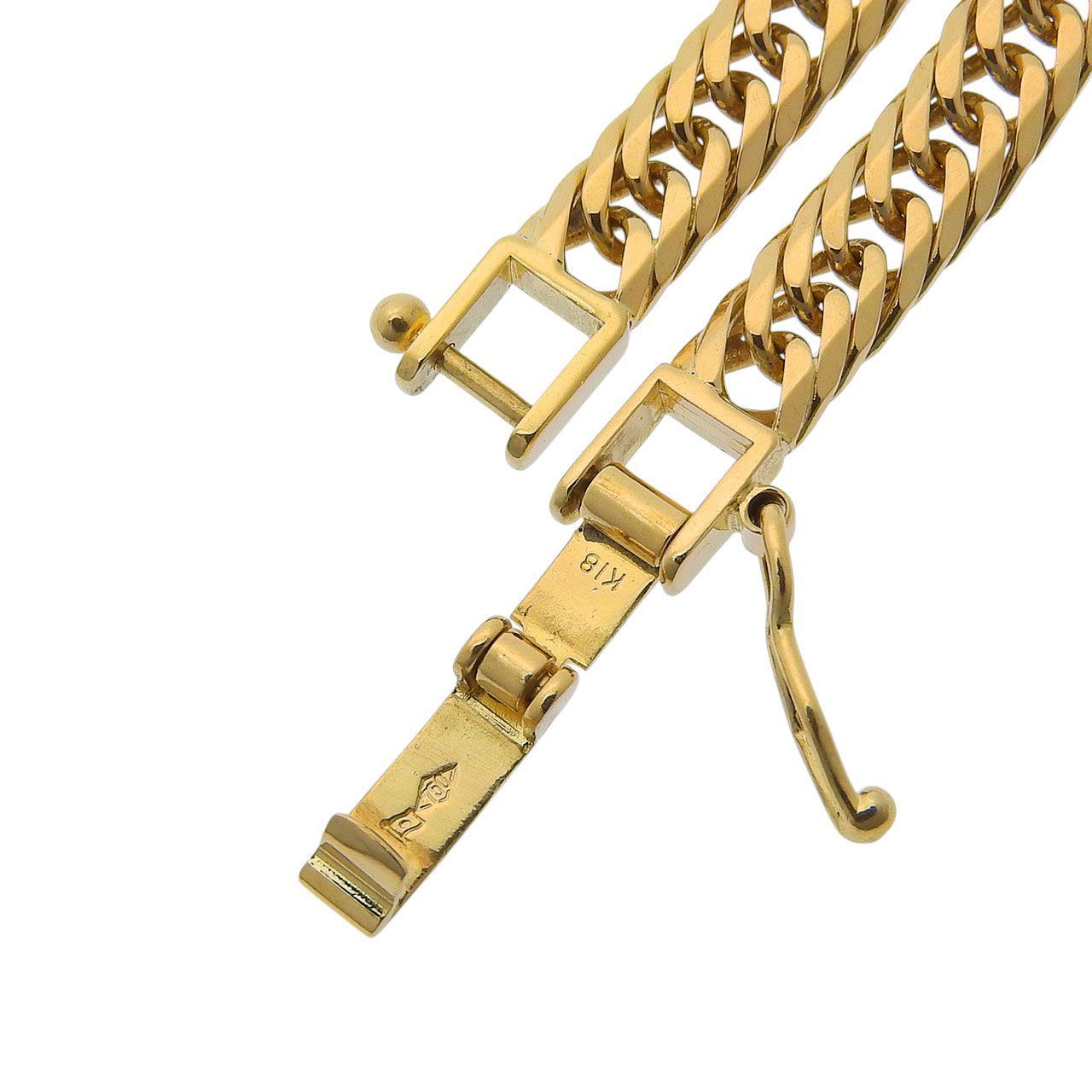 新品　k18　イエローゴールド　喜平チェーン カット　リング 　ソフト タイプ　# 10　　 (＃5～ ＃30 ) 新品 k18 イエローゴールド 喜平チェーン カットリング # 23