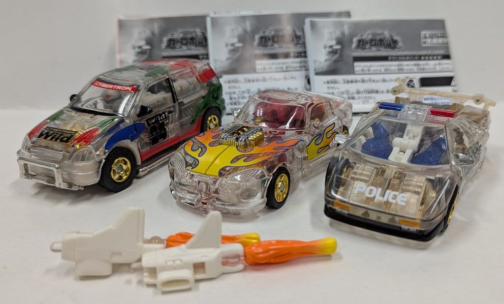  タカラ Sカーロボ三兄弟セット クリアーVer その他 ロボット