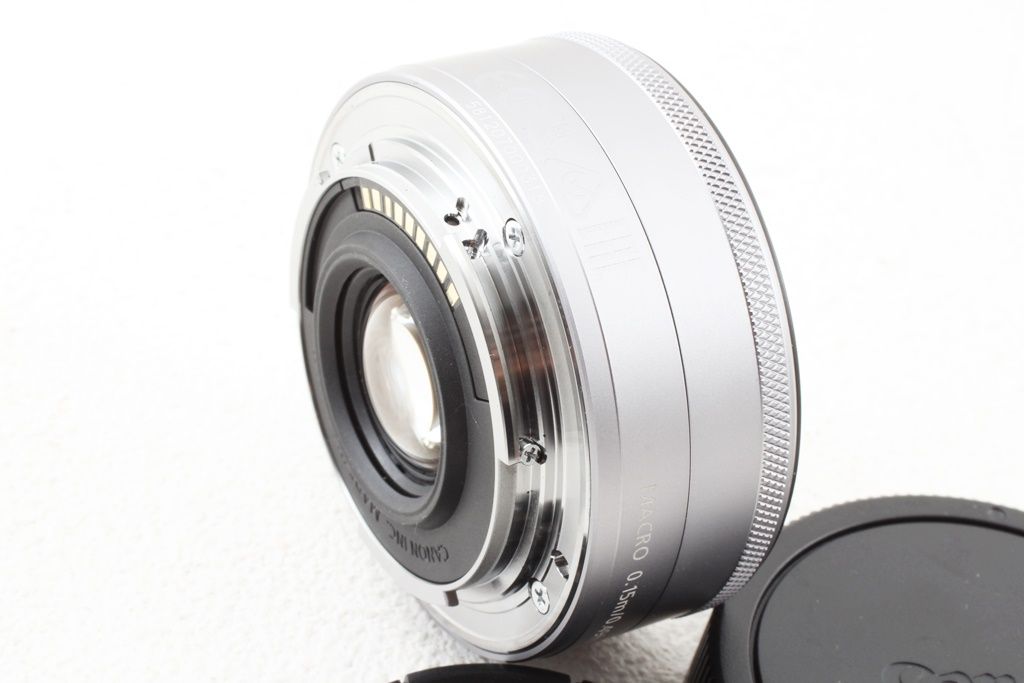 Canon キヤノン EF M 22 mm F 2 STM シルバー パンケーキ レンズ