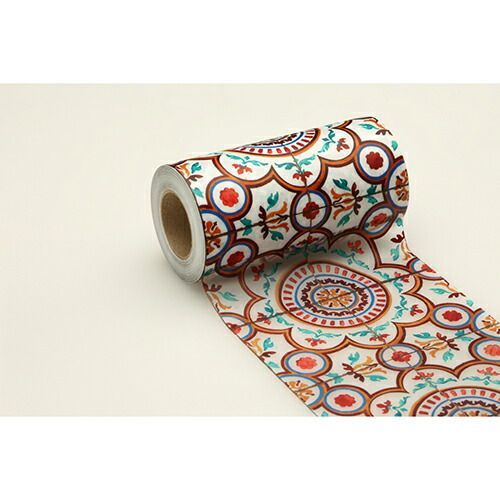 まとめ ニトムズ インテリアフィルムテープ 8m 100mm幅 タイル イエロー M3850 ×6セット WWW_OLIVIERBERNSTEIN_COM