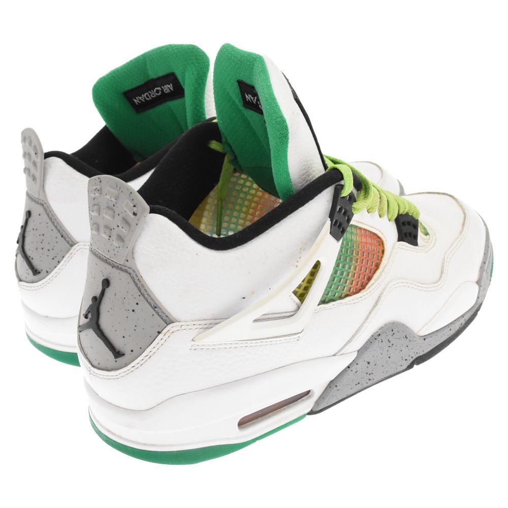 NIKE (ナイキ) WMNS AIR JORDAN 4 RETRO LUCID GREEN AQ9129-100