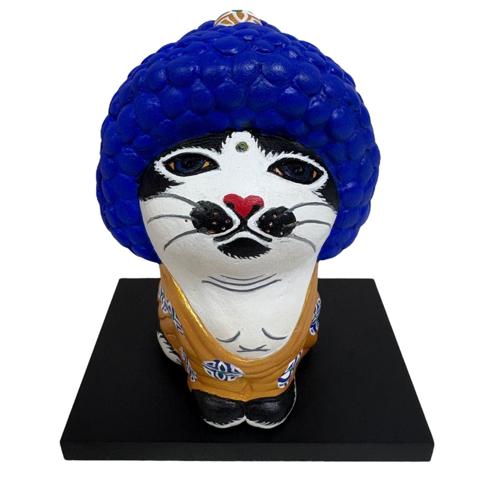 希少品】エサシトモコ コネコッチ 五劫阿弥陀猫如来 陶土 仏ニャン