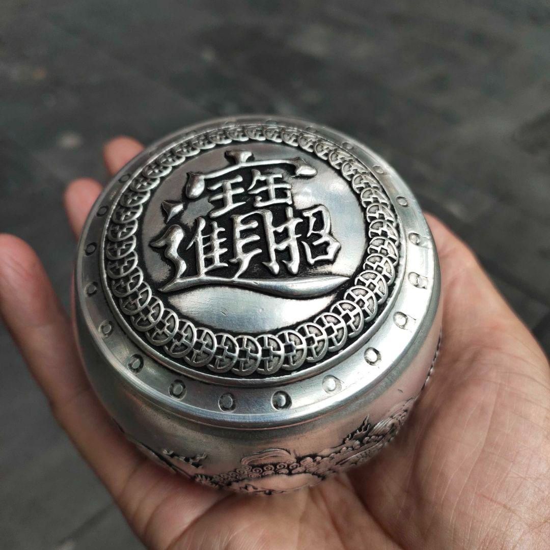 銅製 茶筒 招財進宝獅子茶筒 茶道具 香道具 装飾品 工芸品 置物 銅器 茶筒 招財進宝獅子茶筒 茶道置物 装飾品 工芸品 - メルカリ