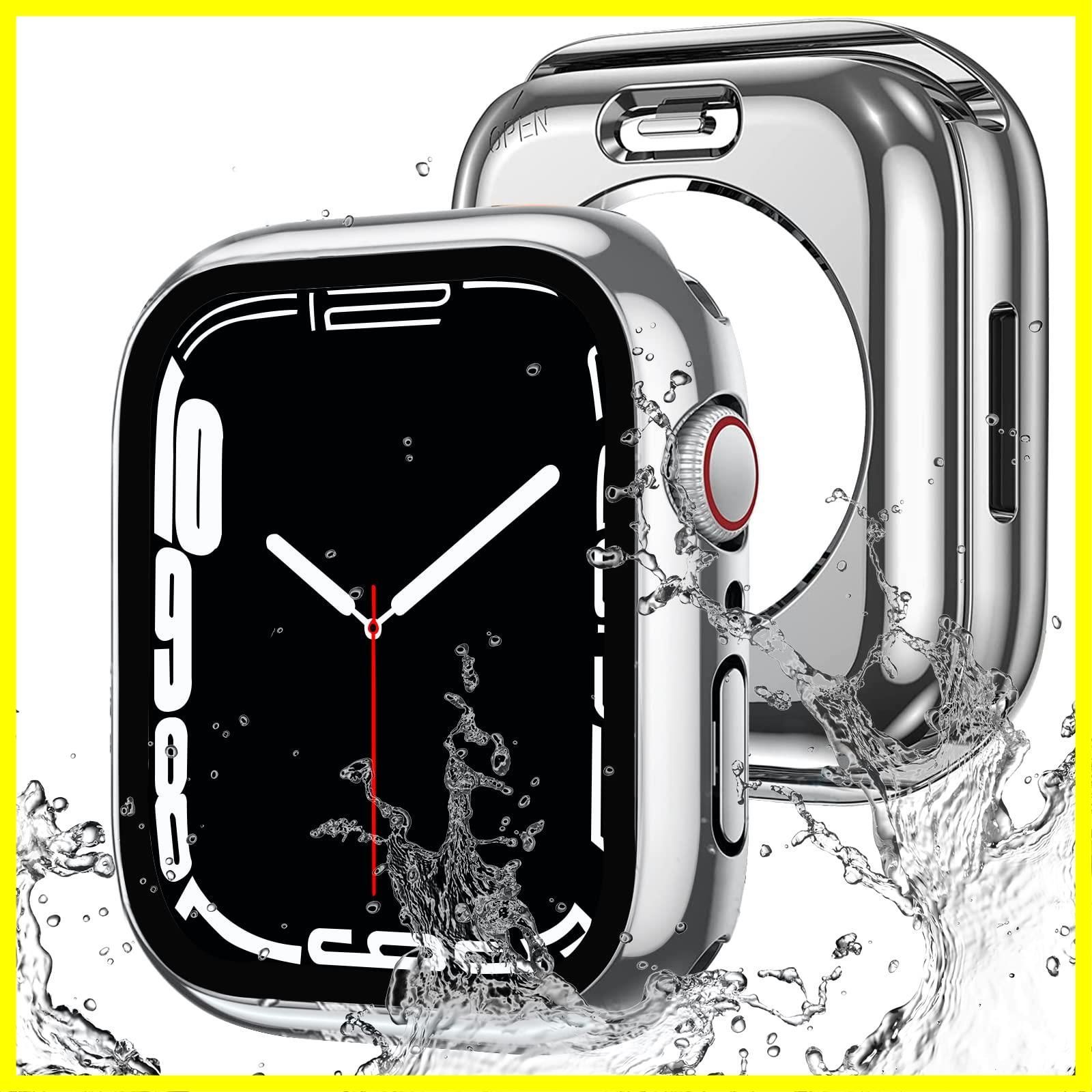 在庫処分！Apple Watch Series ケース カバー 一体型 アップルウォッチ7 AppleWatchケース カバー アップルウォッチケース アップルウォッチカバー PCケース 全面保護 薄型 軽量 41mm 45mm 洗える 酸化防止