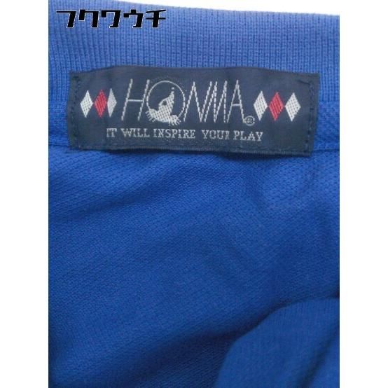 ◇ HONMA GOLF ホンマゴルフ 半袖 ポロシャツ ブルー メンズ 【中古