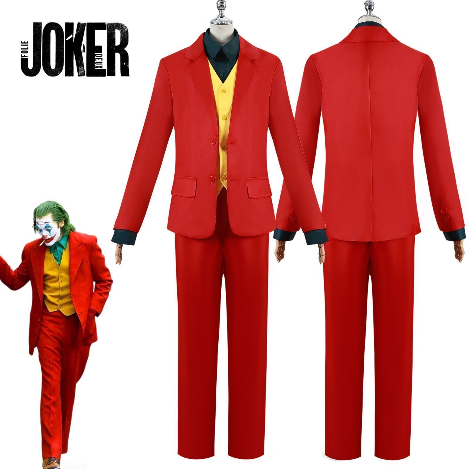ジョーカー コスプレ joker 衣装 映画 ジョーカー コスチューム JOKER コスプレ 変装 仮装 ハロウィン イベント 学園祭 公演 joker コスプレ衣装