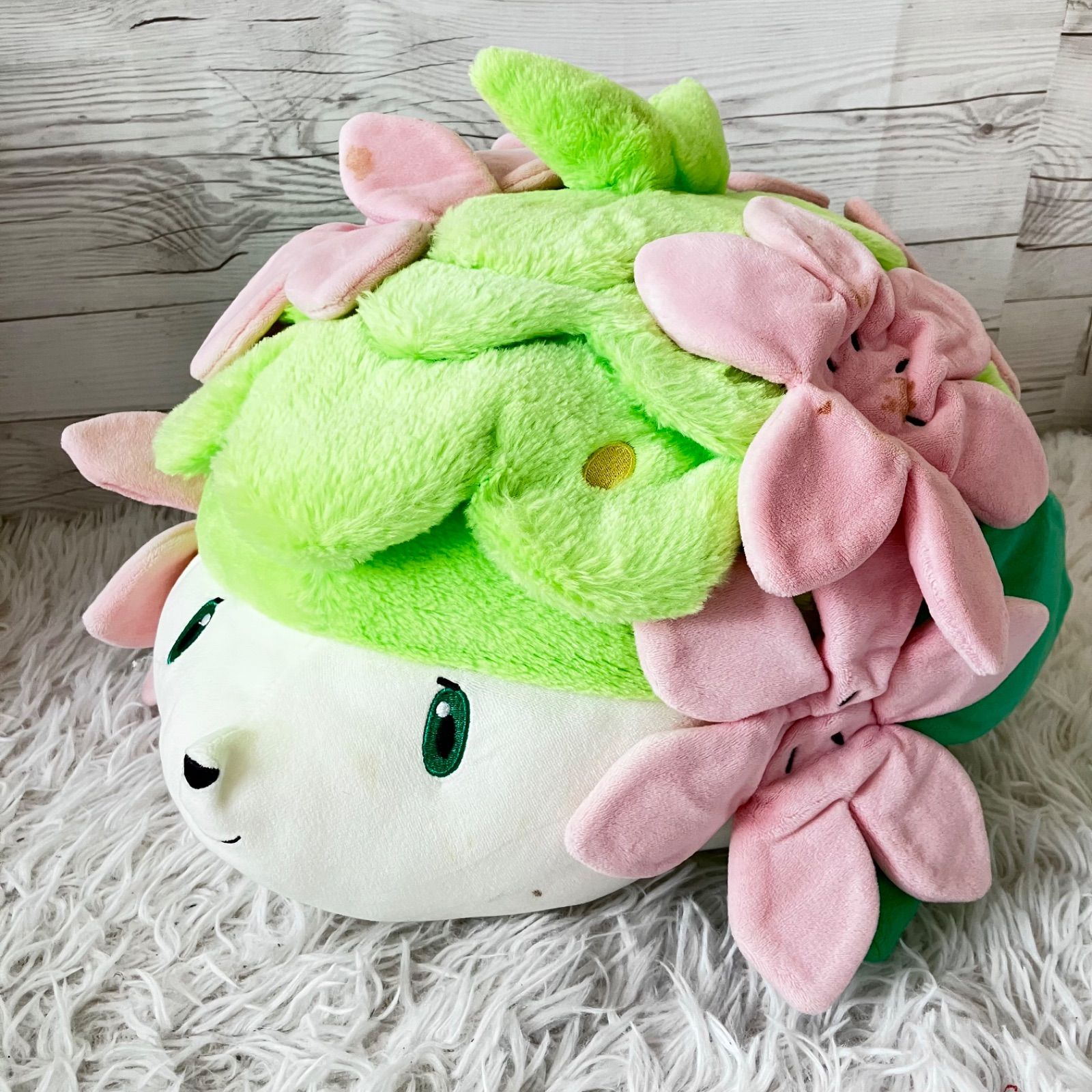 ポケモンだいすきクラブ シェイミ ランドフォルム ぬいぐるみ シェイミ 非売品 ポケモンだいすきクラブ シェイミ ランドフォルム ぬいぐるみ シェイミ