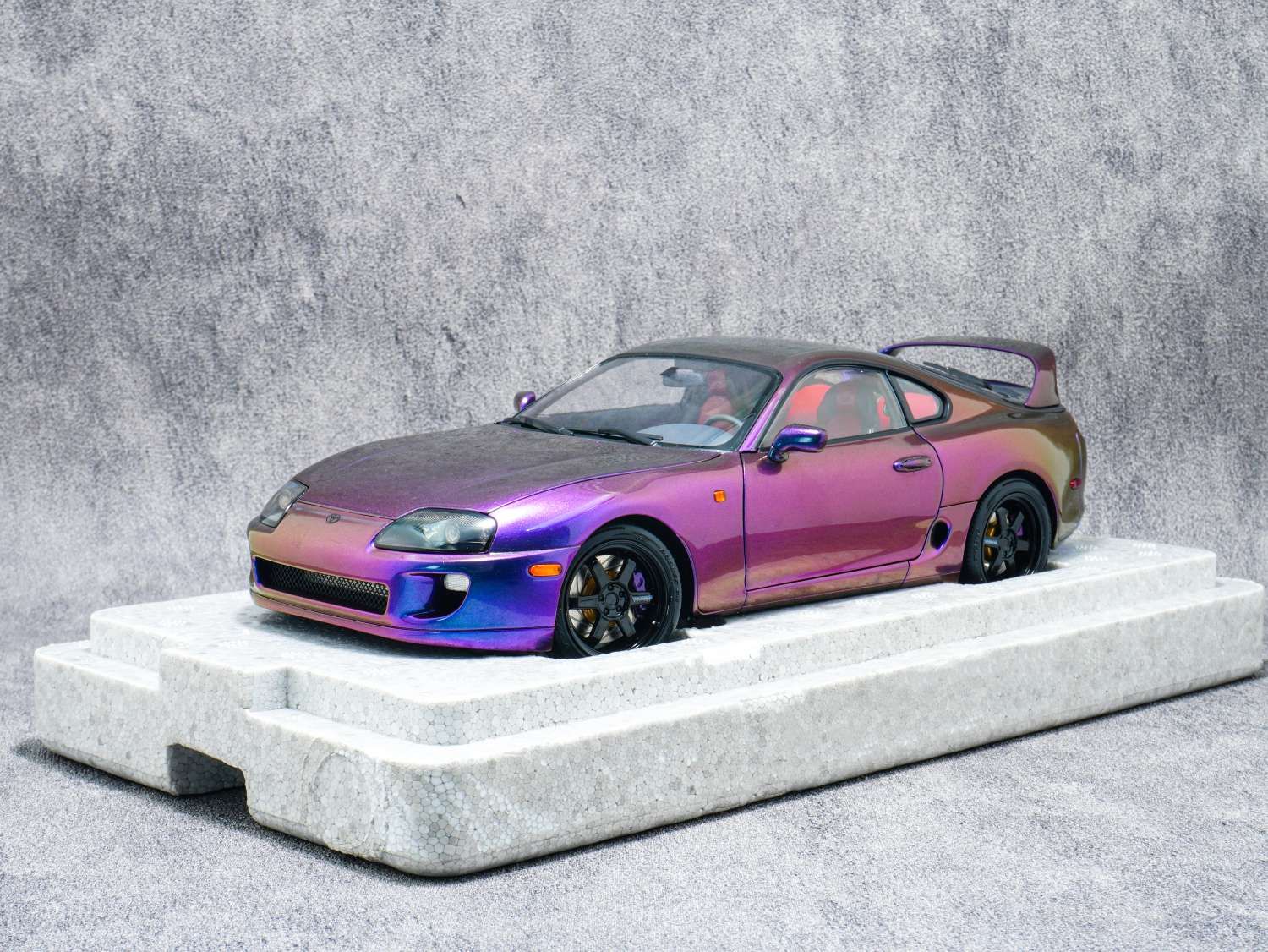 1|18 Toyota supra A80 -LHD- ヴァリエーションパープル