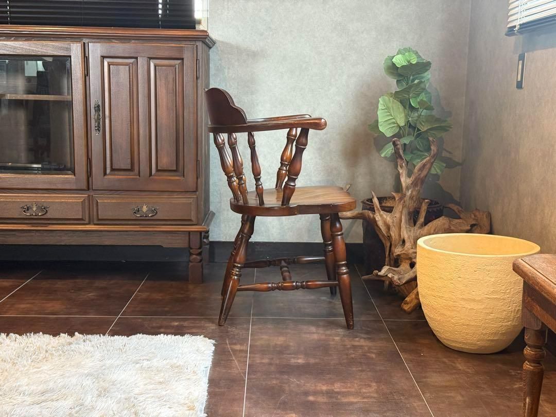 飛騨産業 HIDA アームチェア ヴィンテージ スポークチェア レトロ IH WWW_KANDAIZUMI_COM