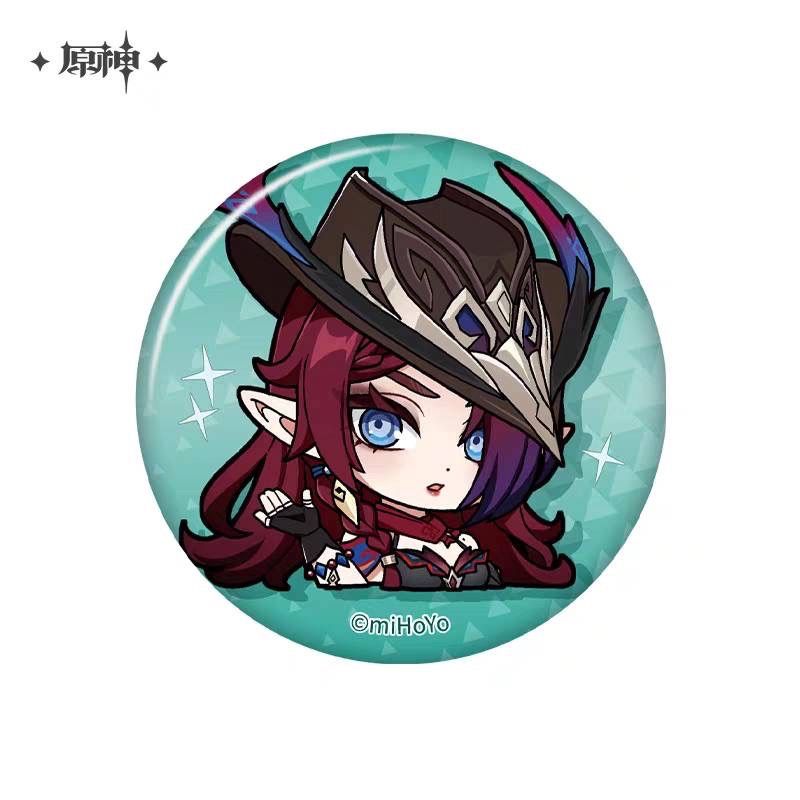 公式正規品 ちびキャラ缶バッジ ナタ 原神 缶バッジ マーヴィカ