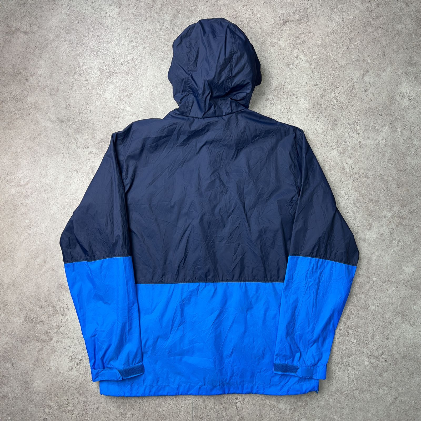 2696 コロンビア　ナイロンジャケット　マウンテンパーカー　ロゴ　ゆるだぼ　青 2696 コロンビア ナイロンジャケット マウンテンパーカー ロゴ ゆるだぼ 青