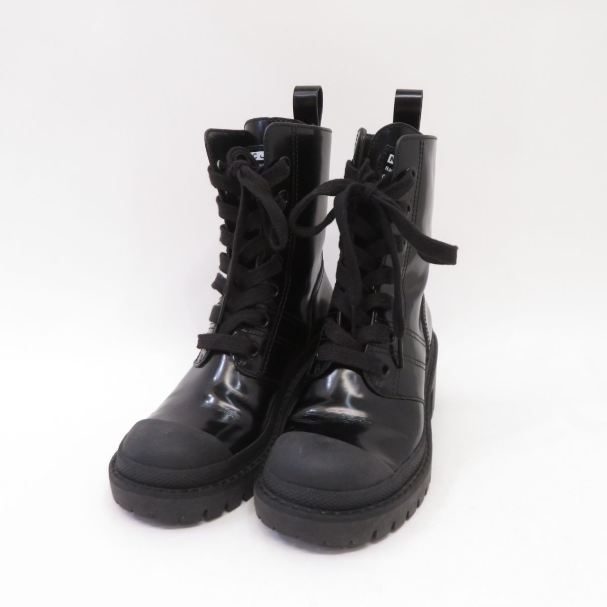 MARC JACOBS マークジェイコブス LEATHER COMBAT BOOT コンバット