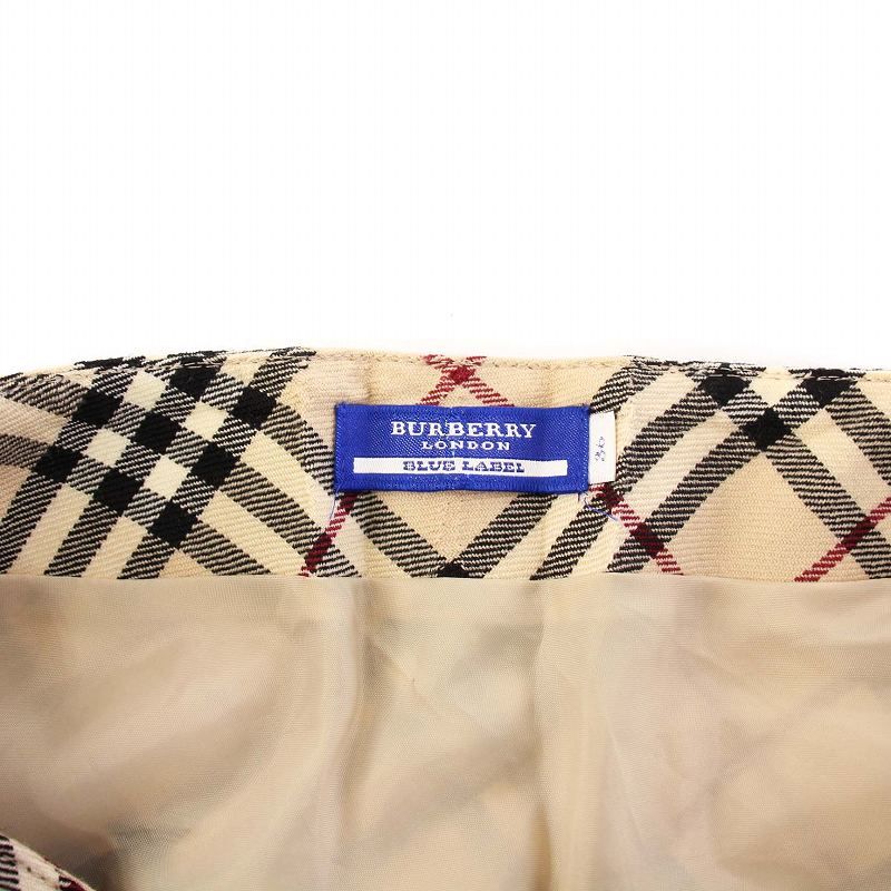 バーバリーブルーレーベル BURBERRY BLUE LABEL プリーツ