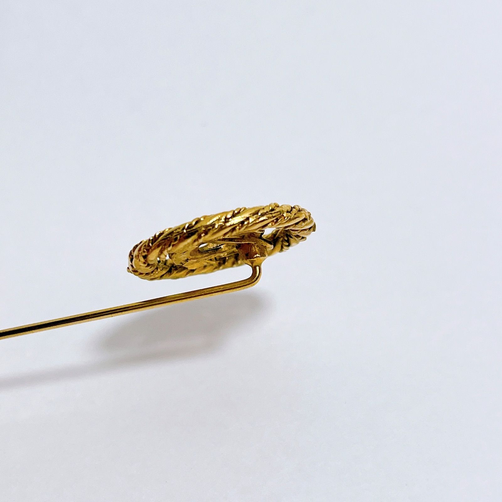 シャネルパーティ　シャネル　ヴィンテージ　ピンブローチ　ココマーク　刻印1174 シャネルパーティ シャネル ヴィンテージ ピンブローチ ココ
